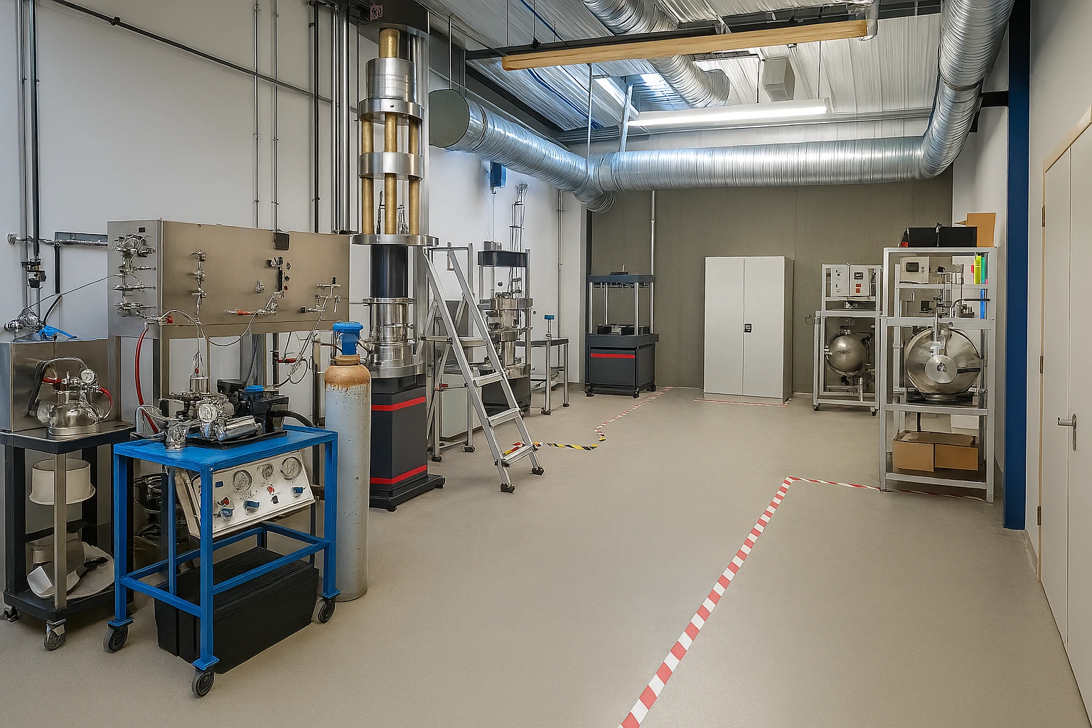 Essais de corrosion et fragilisation par l'hydrogène sous haute pression